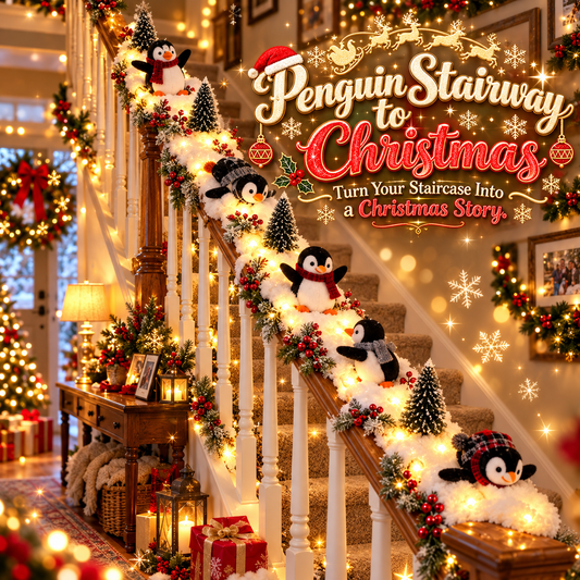 Penguin Stairway to Christmas